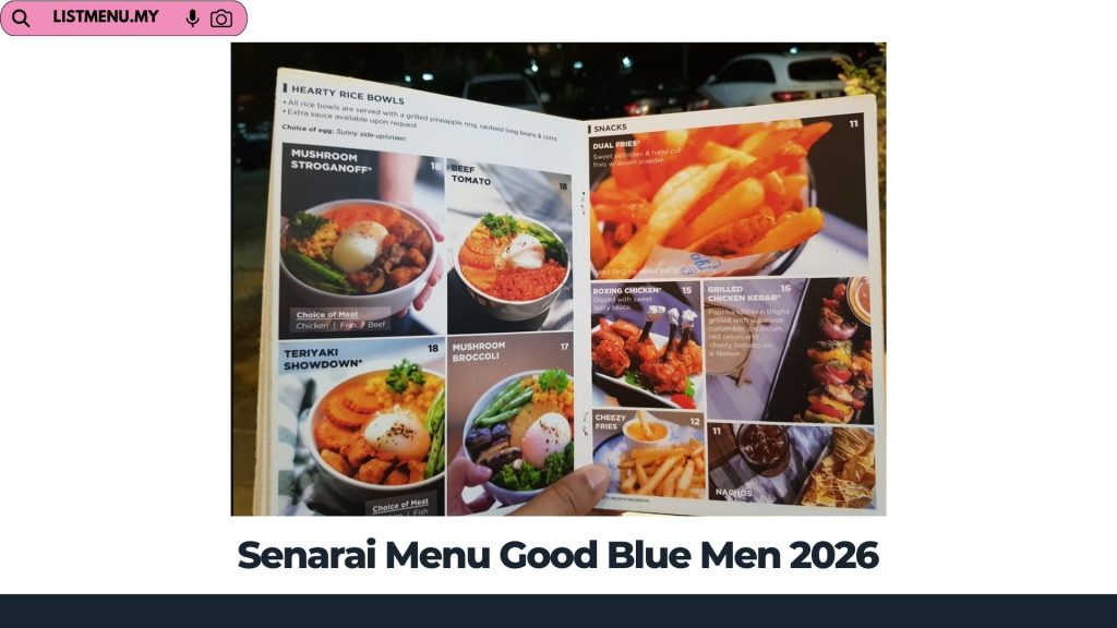 Senarai Menu Good Blue Men